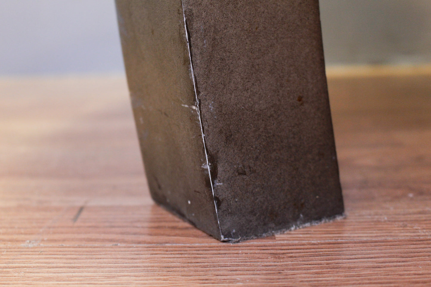 Gray Wool & Steel Sofa- ONLINE ONLY