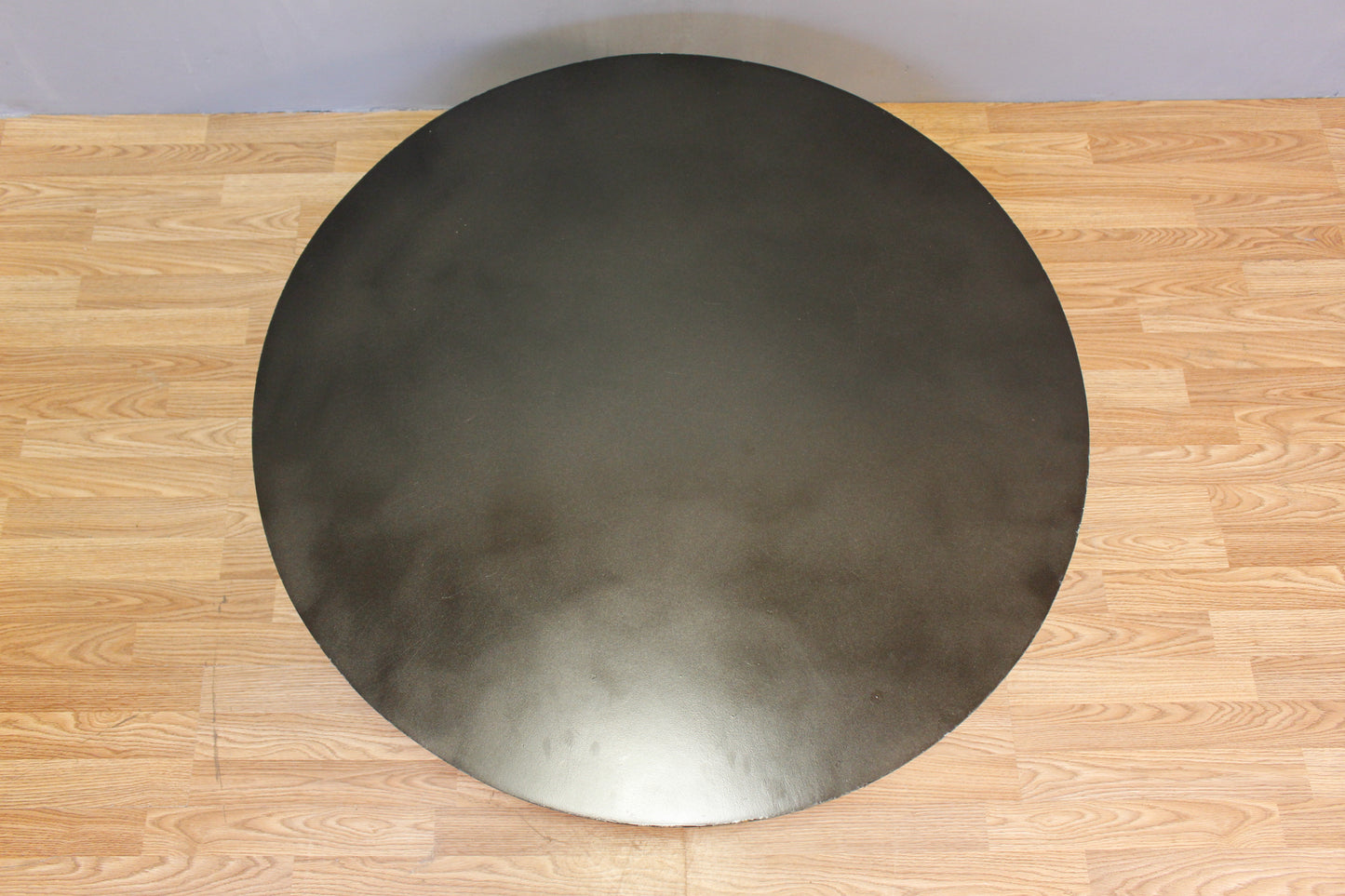 Gray Wool & Steel Sofa- ONLINE ONLY