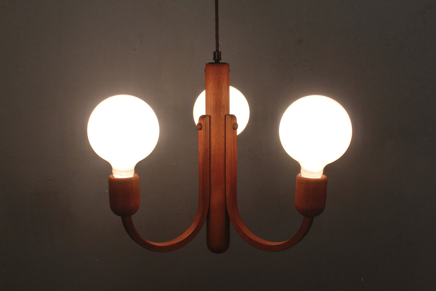 Brown Speckled Ceramic Table Lamp