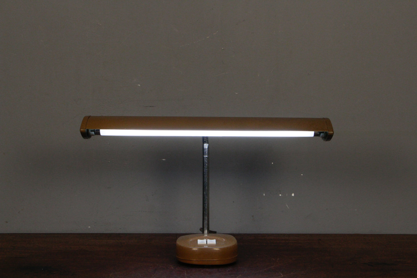 1970s Metal Gooseneck Desk Lamp