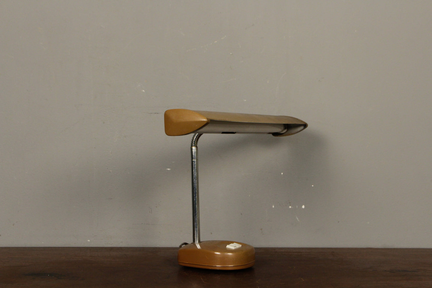 1970s Metal Gooseneck Desk Lamp