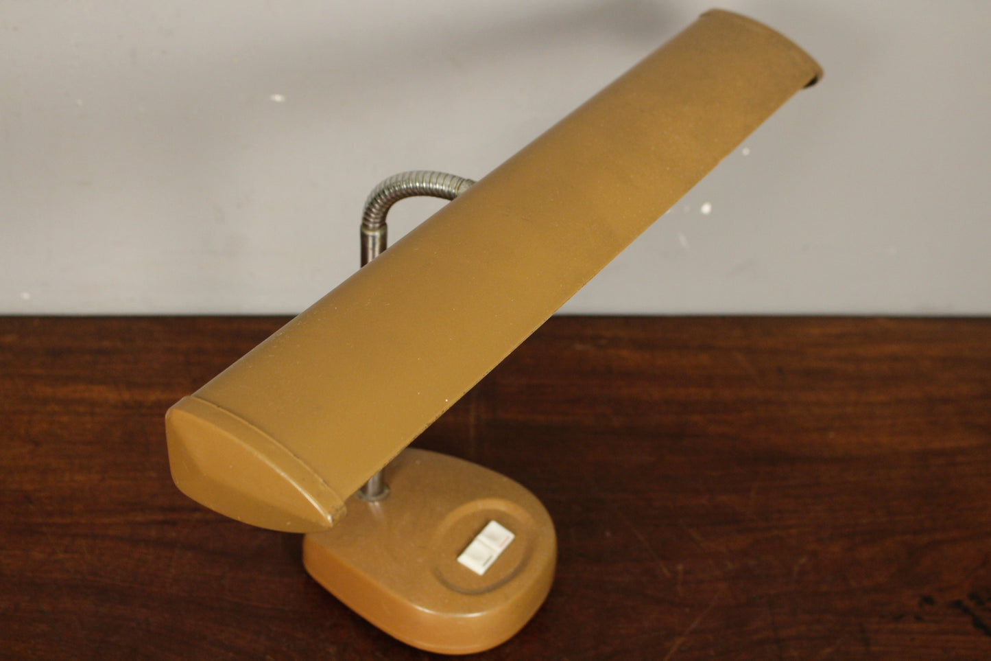 1970s Metal Gooseneck Desk Lamp