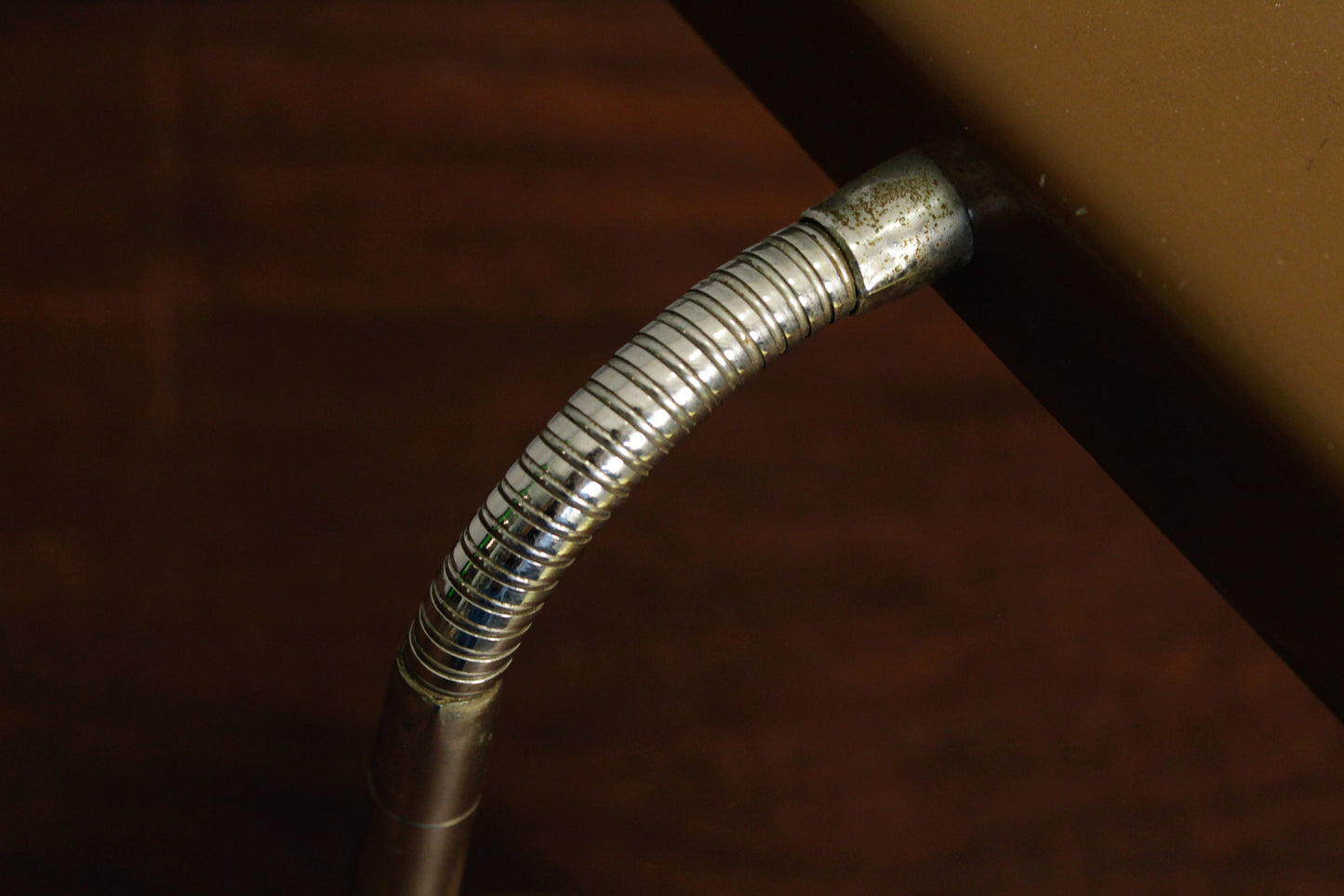 1970s Metal Gooseneck Desk Lamp