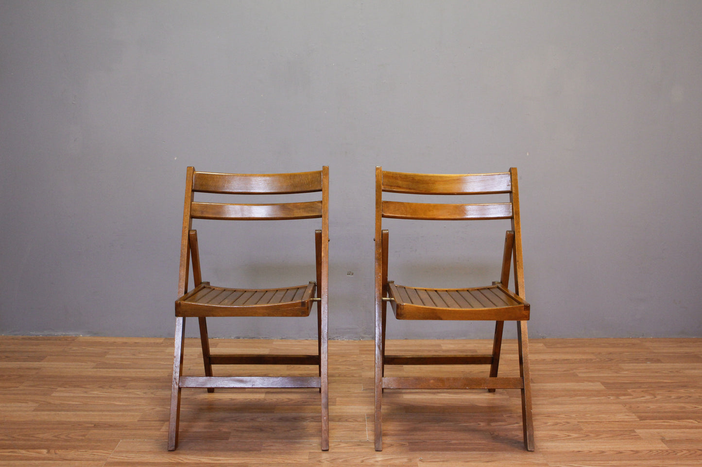 Mid Century Round 2-Door End Table