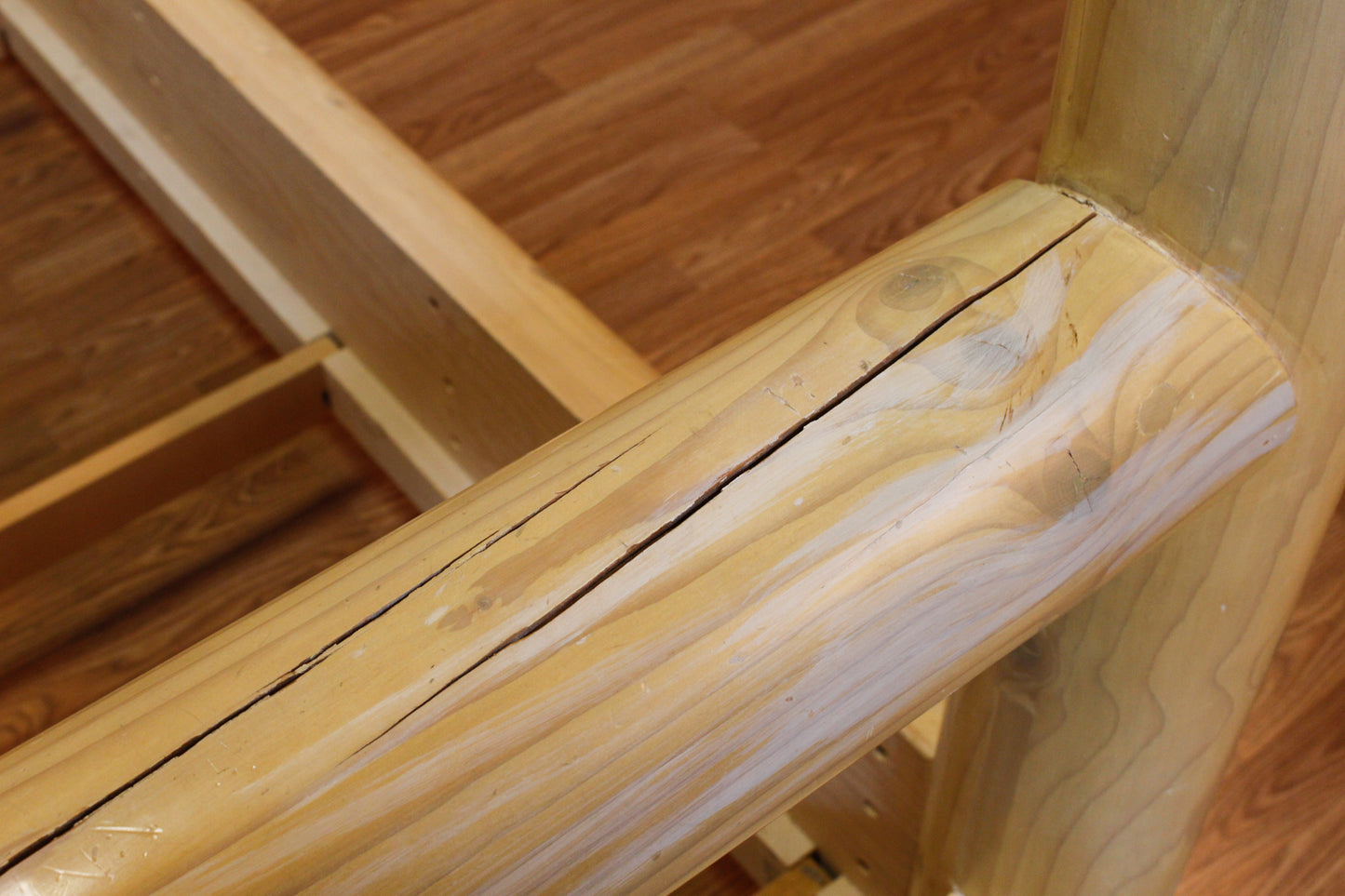 Kreiss Log Cabin Queen Bed Frame - ONLINE ONLY