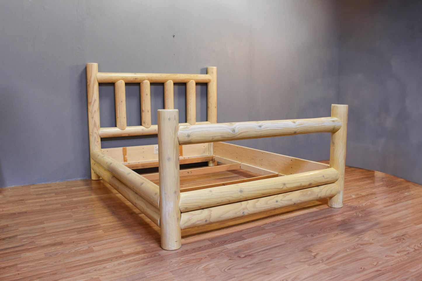 Kreiss Log Cabin Queen Bed Frame - ONLINE ONLY