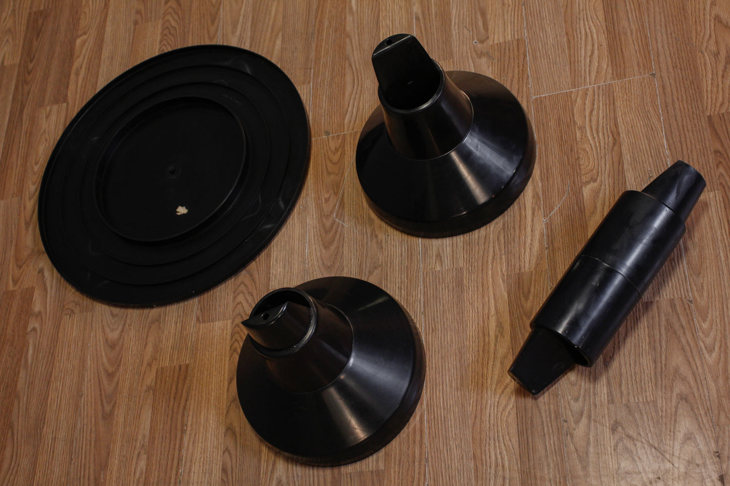 Danish Mod Black Plastic End Table