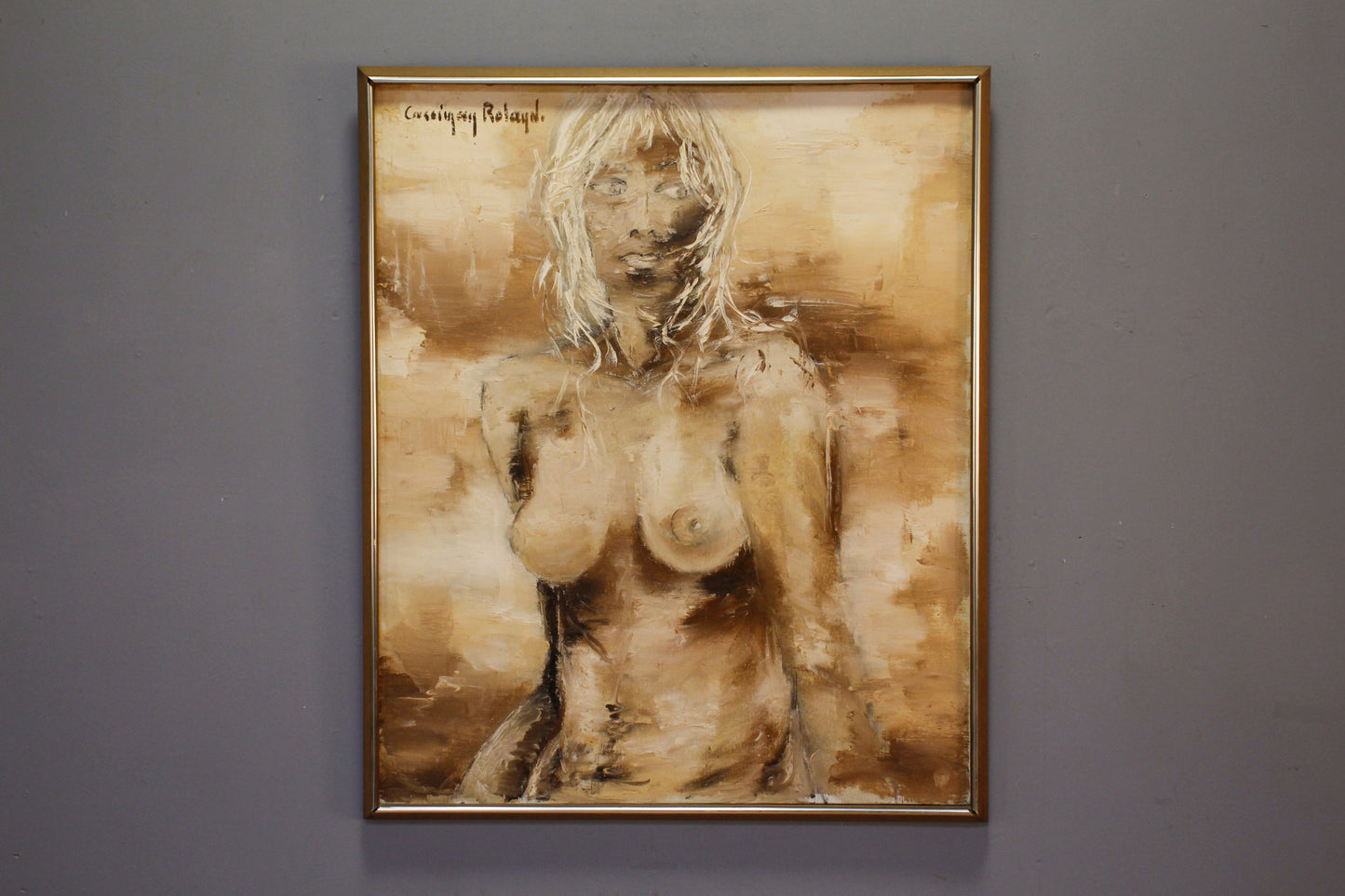 "Neutral Nude" Painting