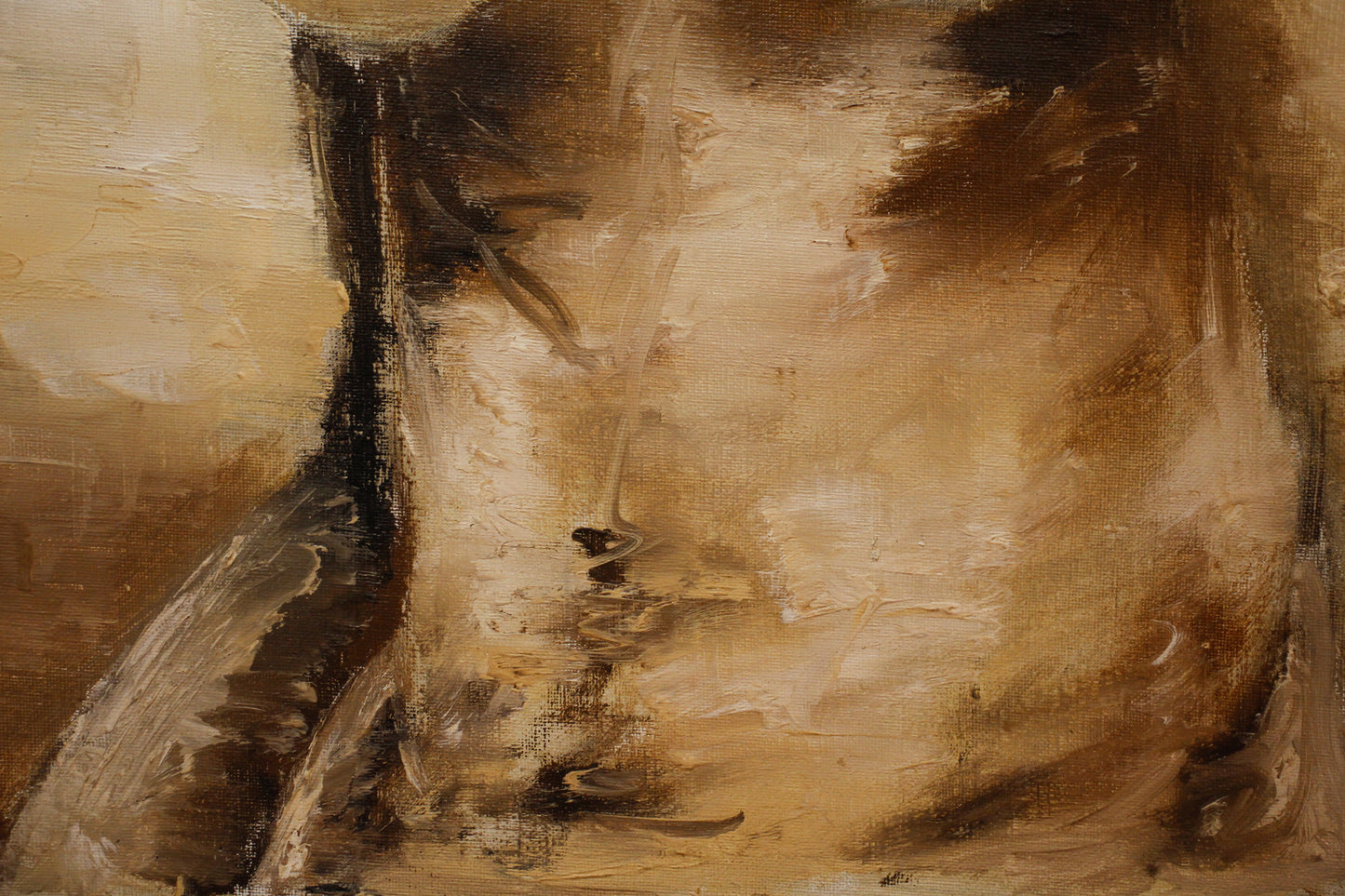 "Neutral Nude" Painting