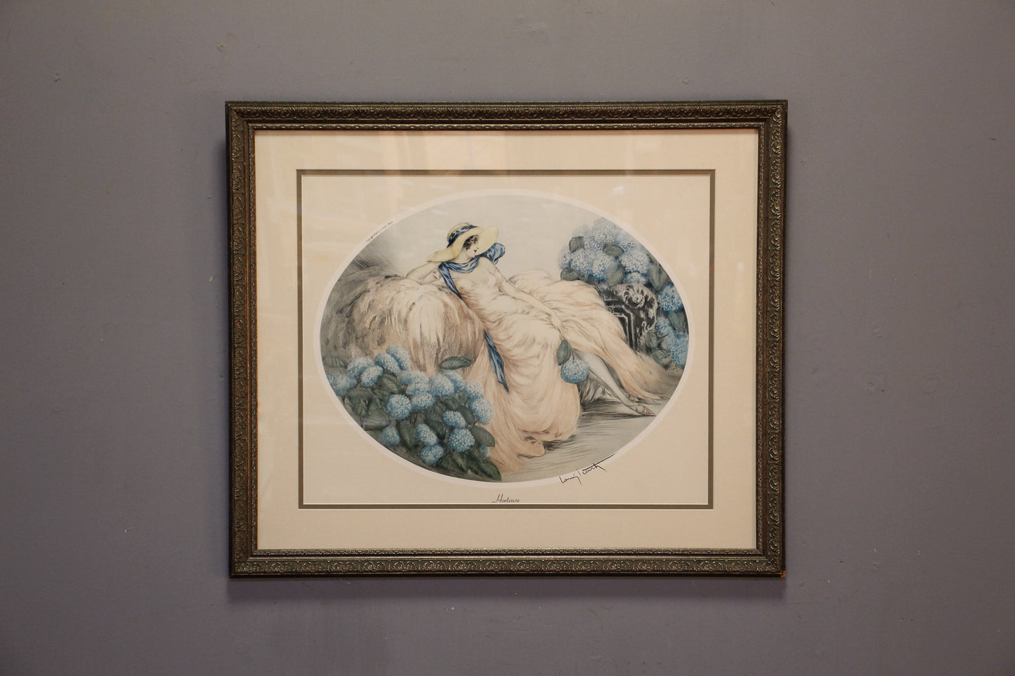 "Hortense" Louis Icart Lithograph