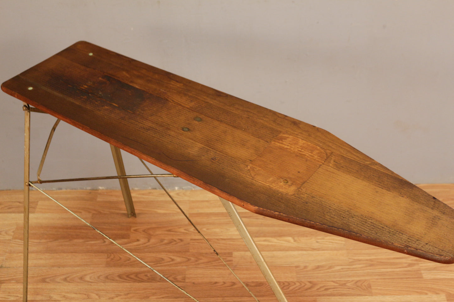Rustic Metal & Wood Ironing Board
