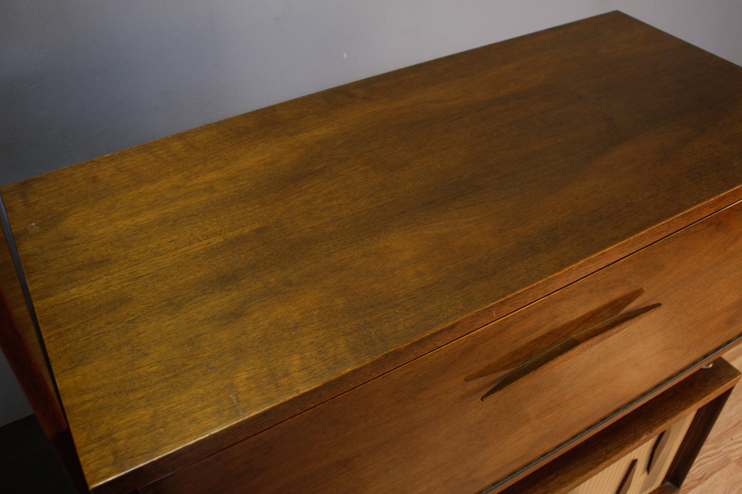 1960s 3-Piece Walnut Stereo Wall Unit