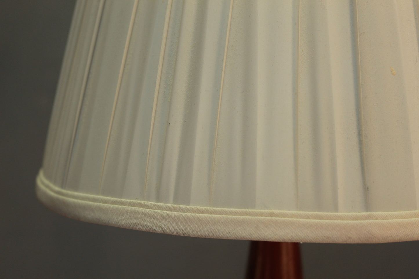 Tall Ecru Bulb Ceramic Table Lamp