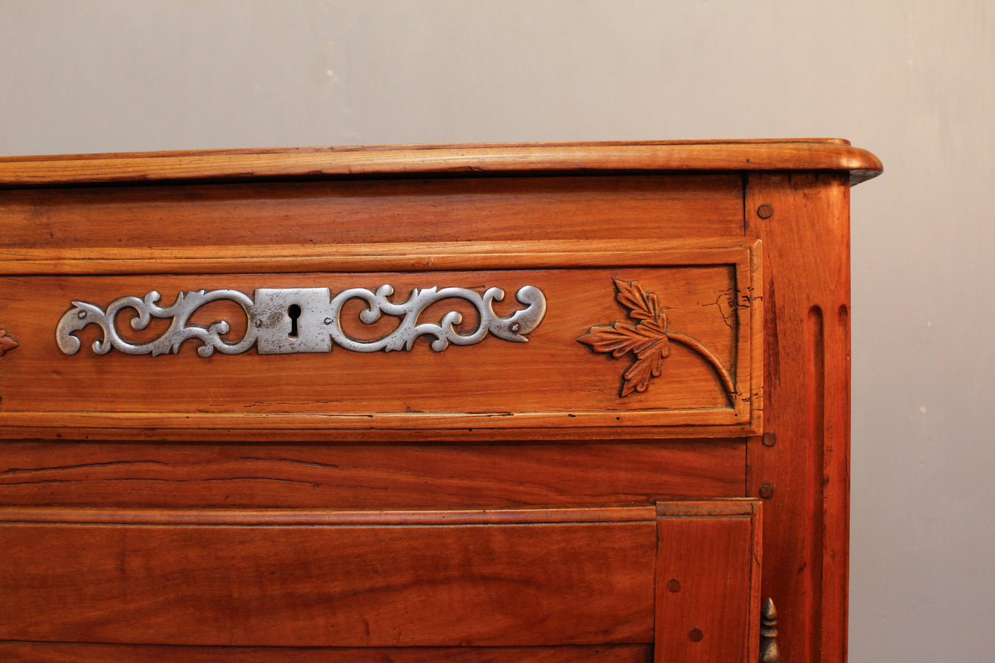 Large Antique Rococo Cast Iron Hall Tree - ONLINE ONLY