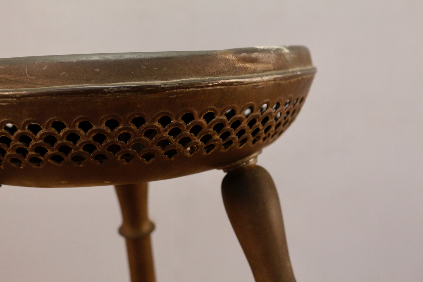 Antique Brass Tripod Bunsen