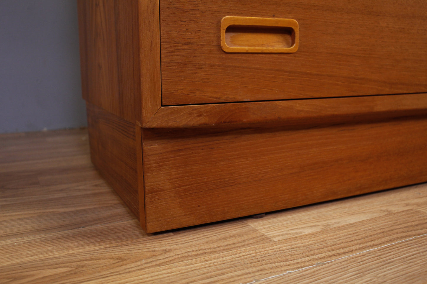 Large Poul Hundevad Teak Media Wall Unit