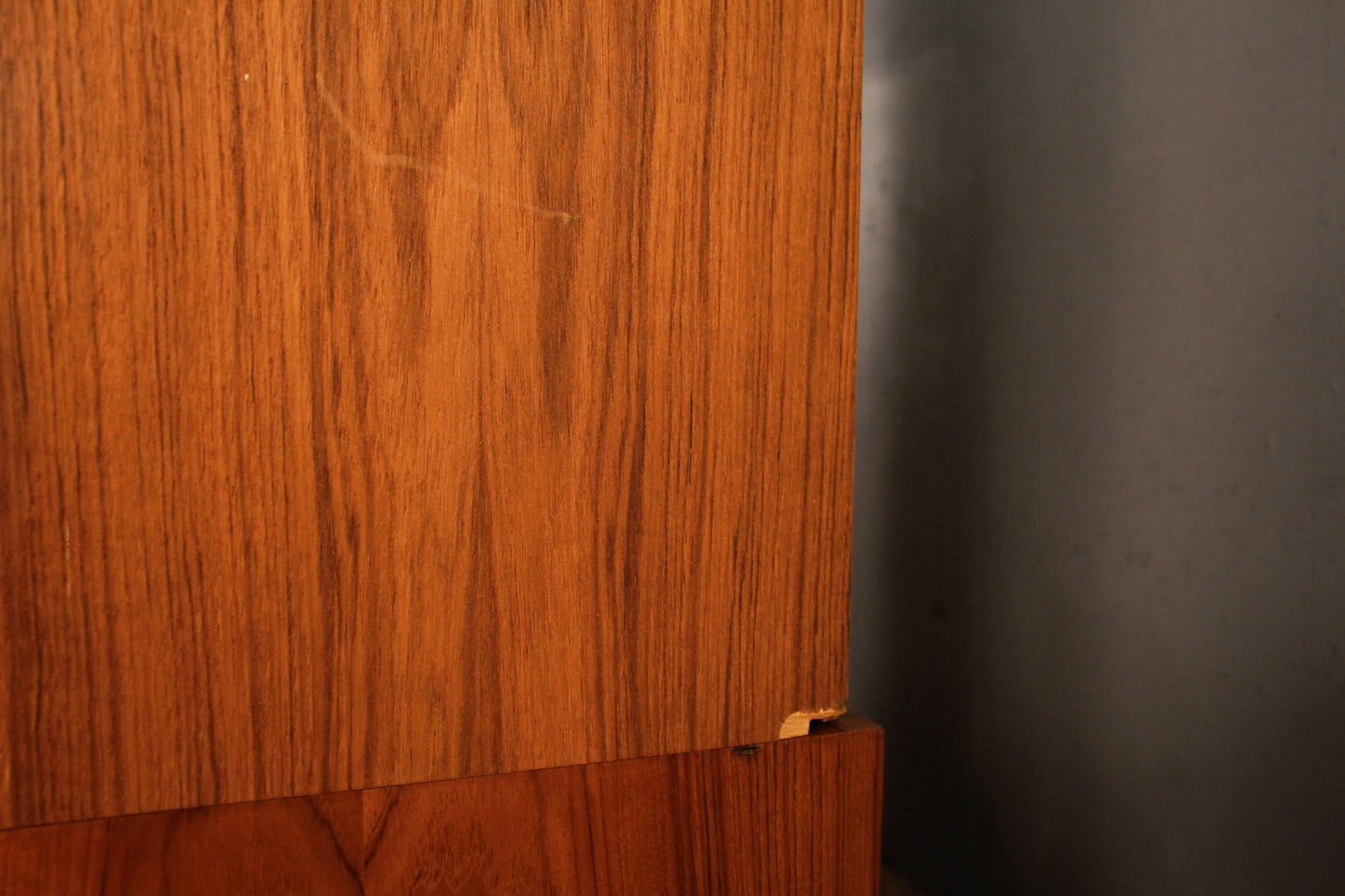 Large Poul Hundevad Teak Media Wall Unit