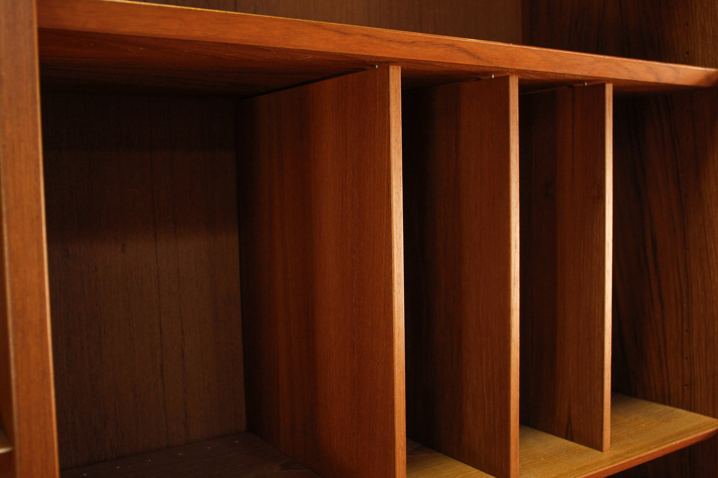 Large Poul Hundevad Teak Media Wall Unit