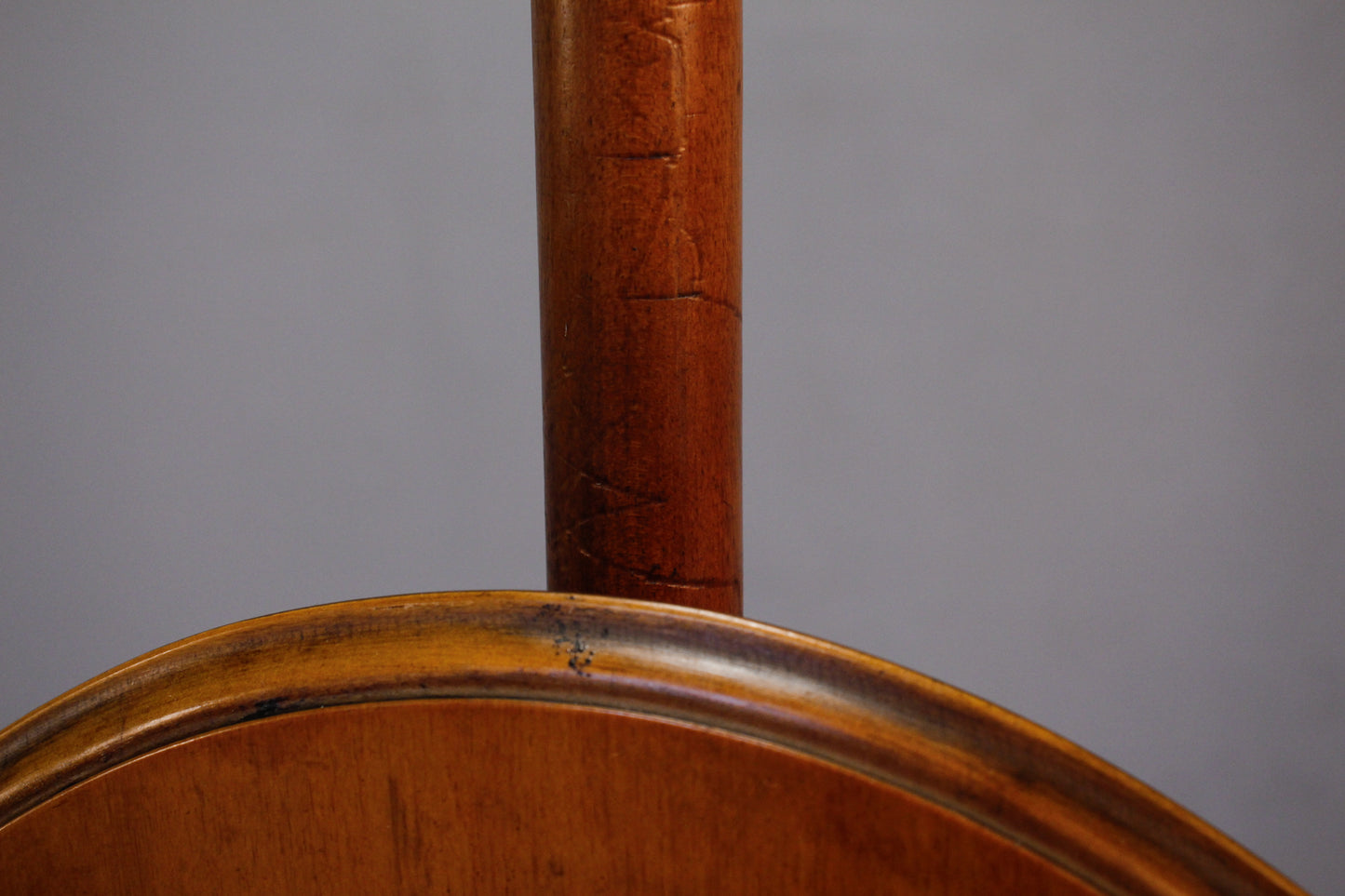 Antique Maple Pole Fire Screen