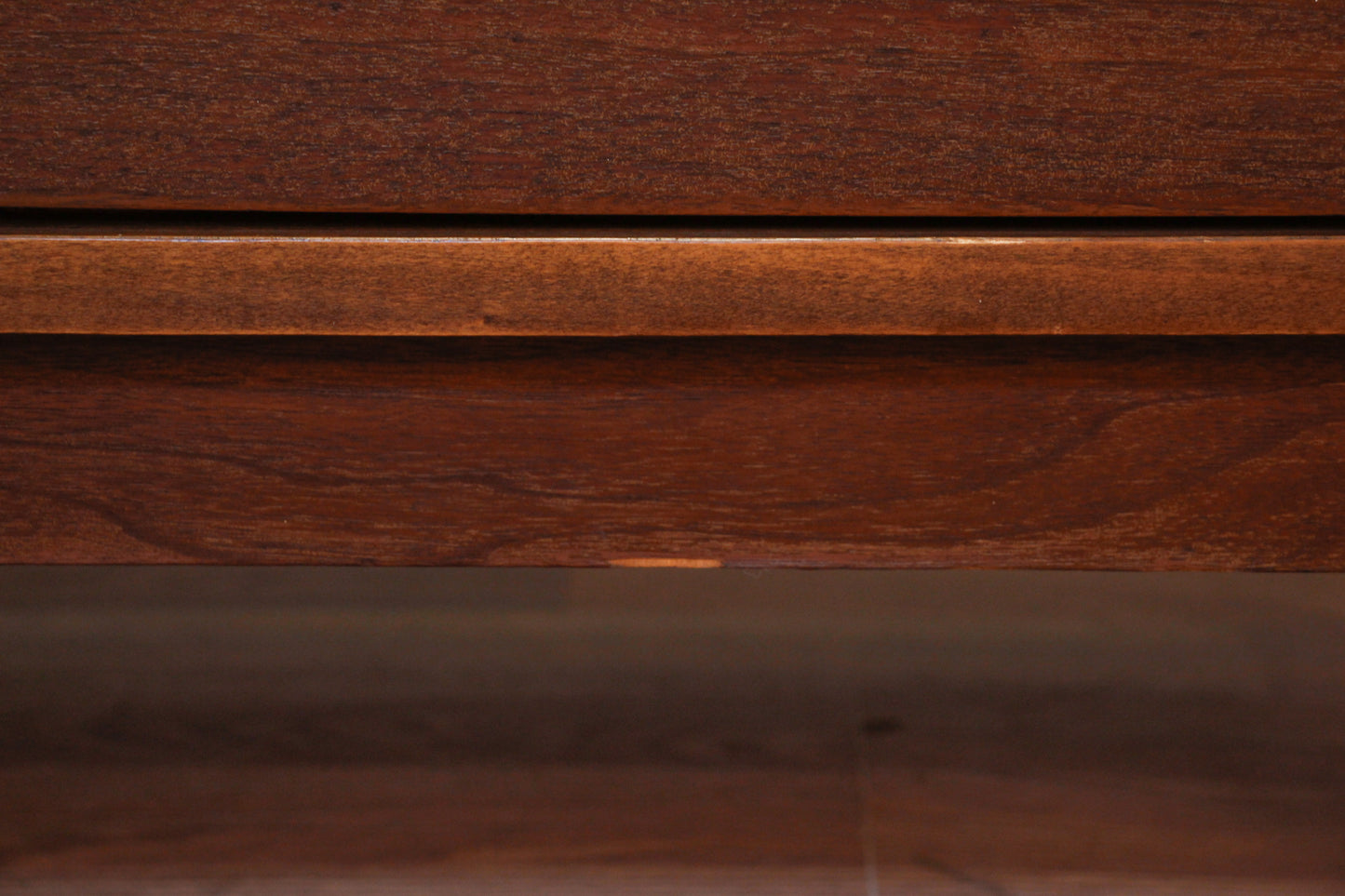 Walnut & Laminate 6-Drawer Dresser