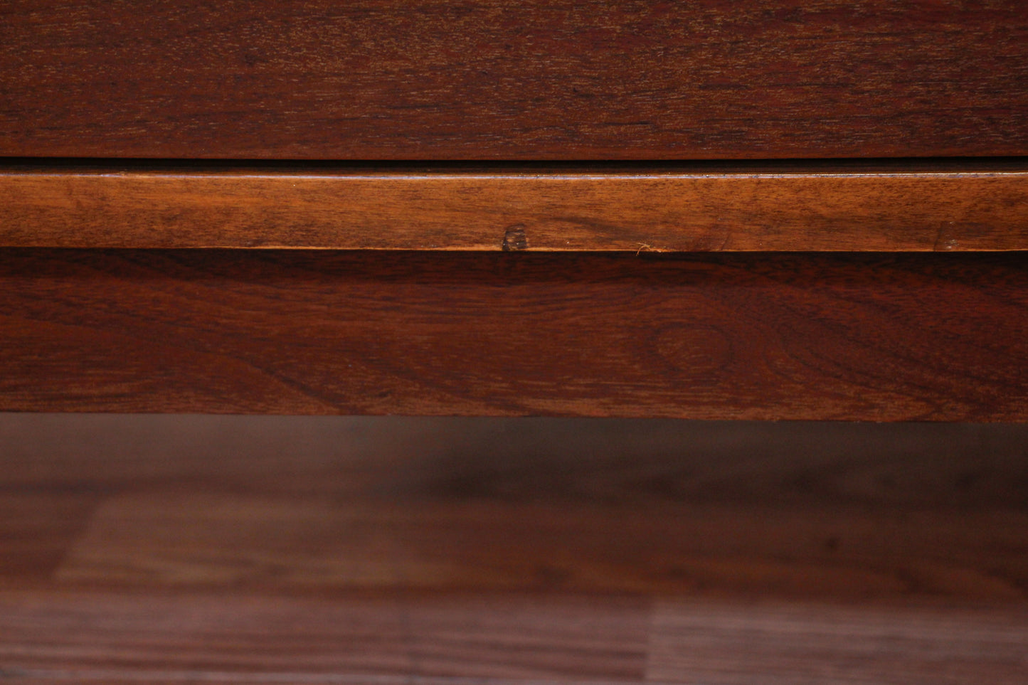 Walnut & Laminate 6-Drawer Dresser
