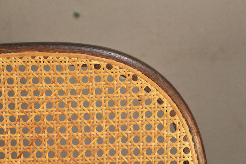 Thonet-Style Cane & Dark Bentwood Rocking Chair - ONLINE ONLY