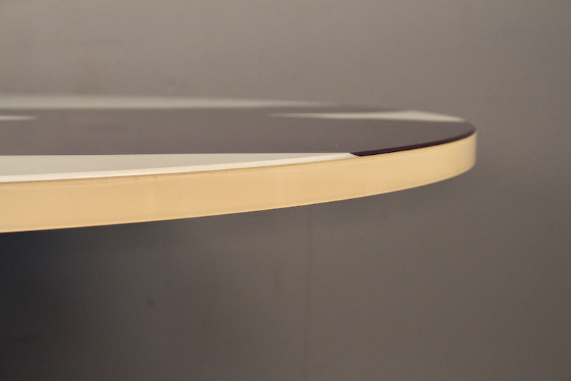 Large Postmodern White & Purple Conference Table - ONLINE ONLY