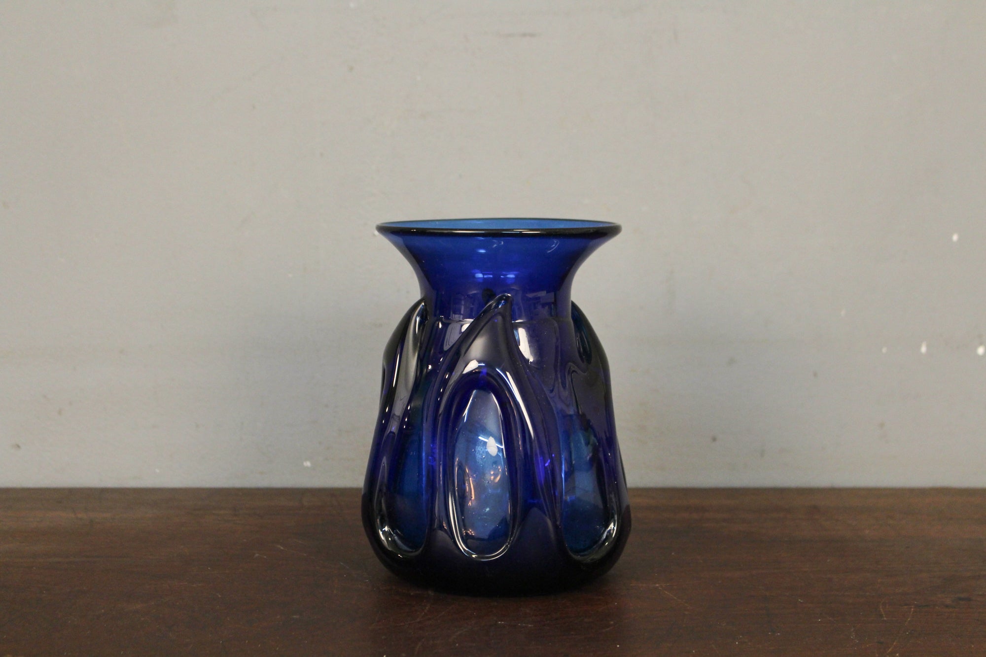 Blue Glass Vase – Furnish Green