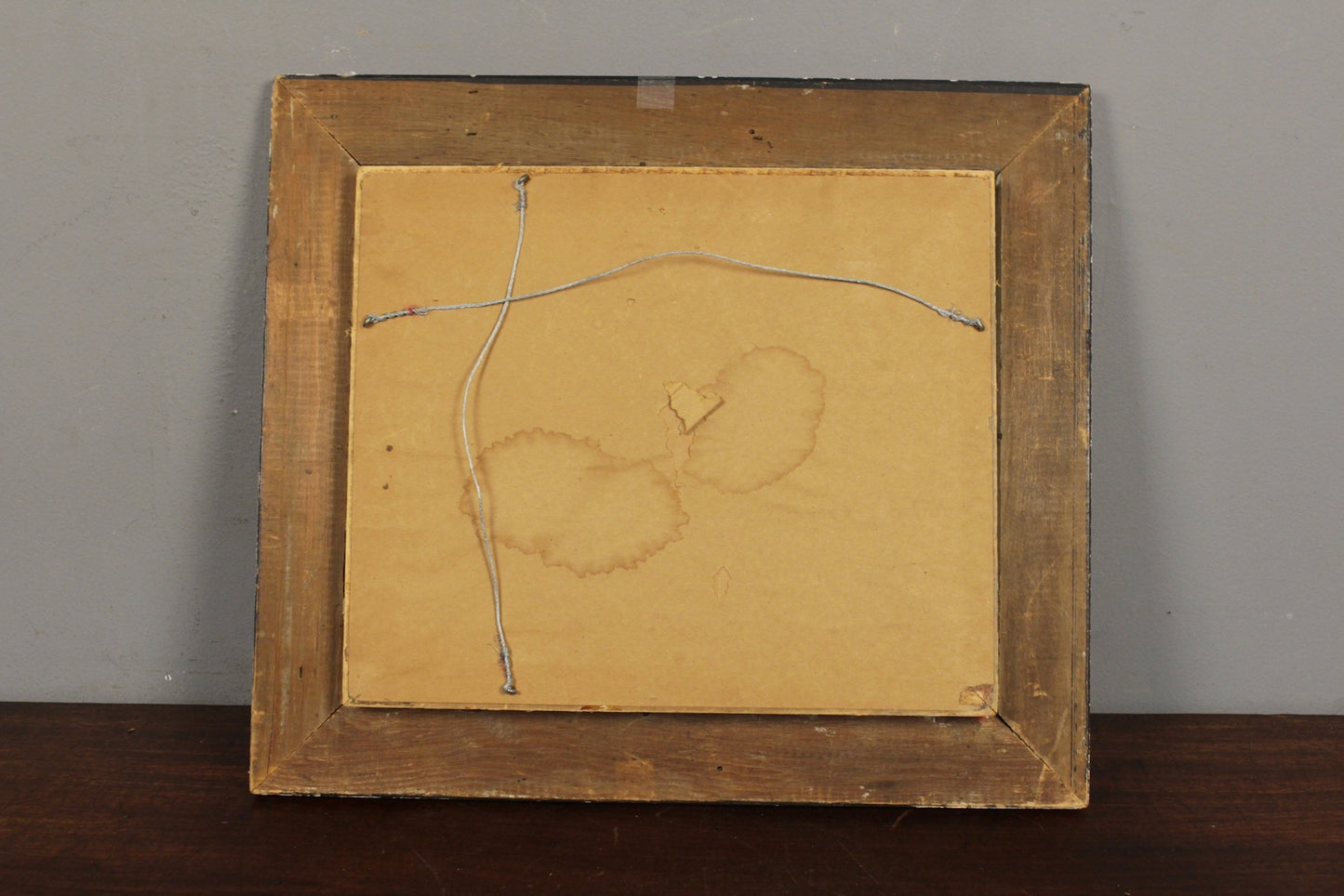 Small Floral Laminate & Gold Mirror