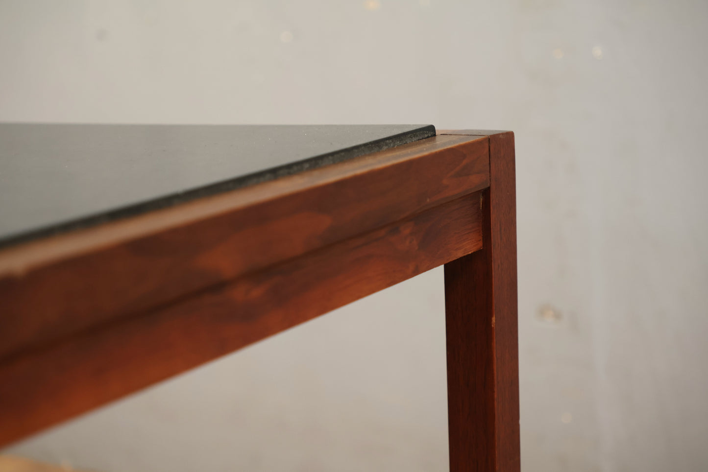 Simple Rosewood & Slate End Table - ONLINE ONLY
