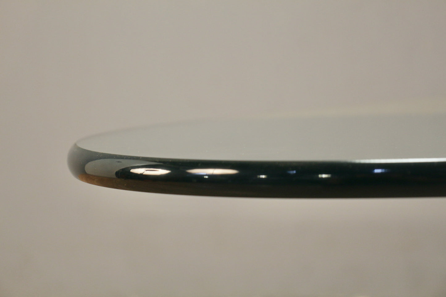Noguchi-Style Black & Glass Coffee Table - ONLINE ONLY