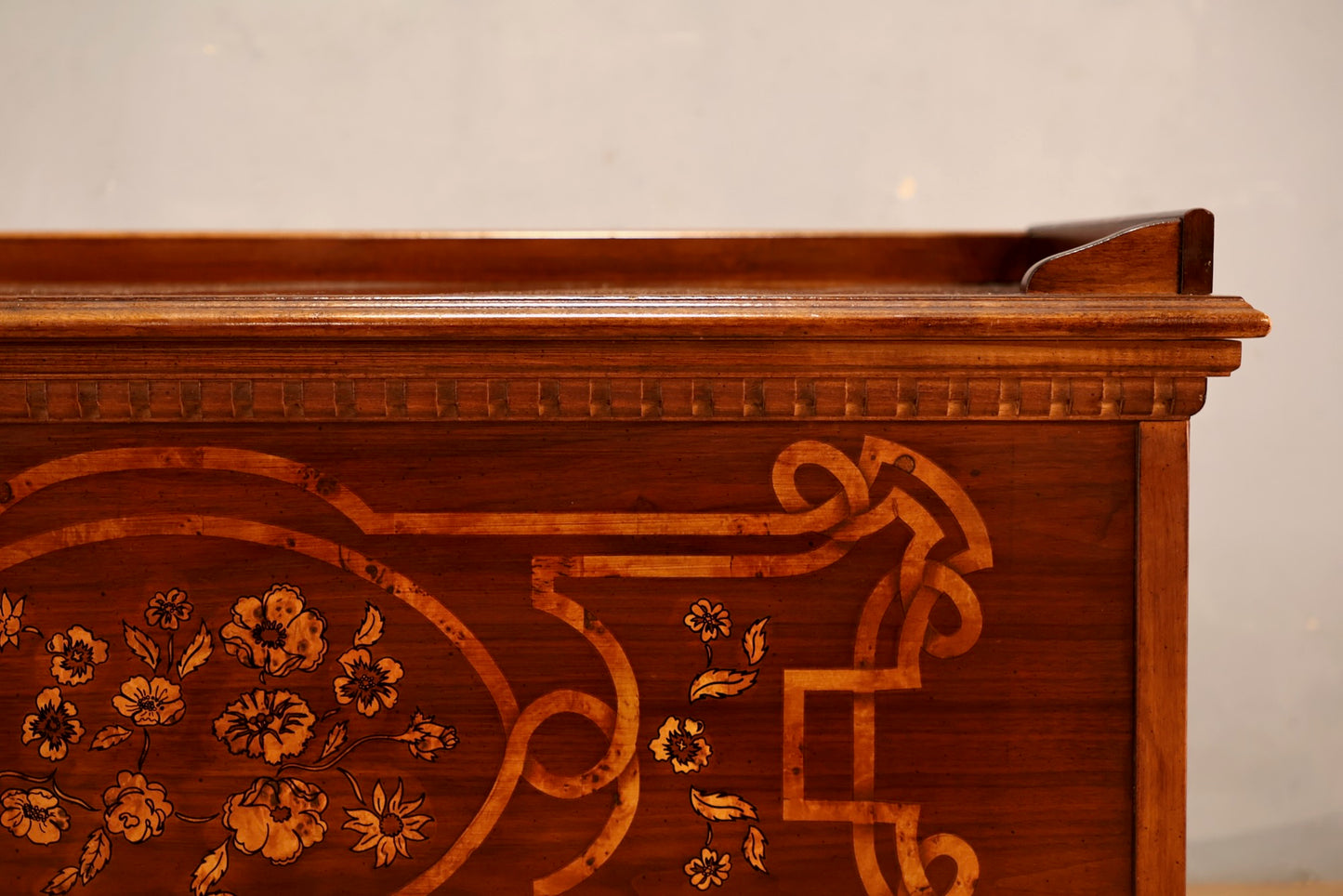 Faux-Marquetry Cedar Chest