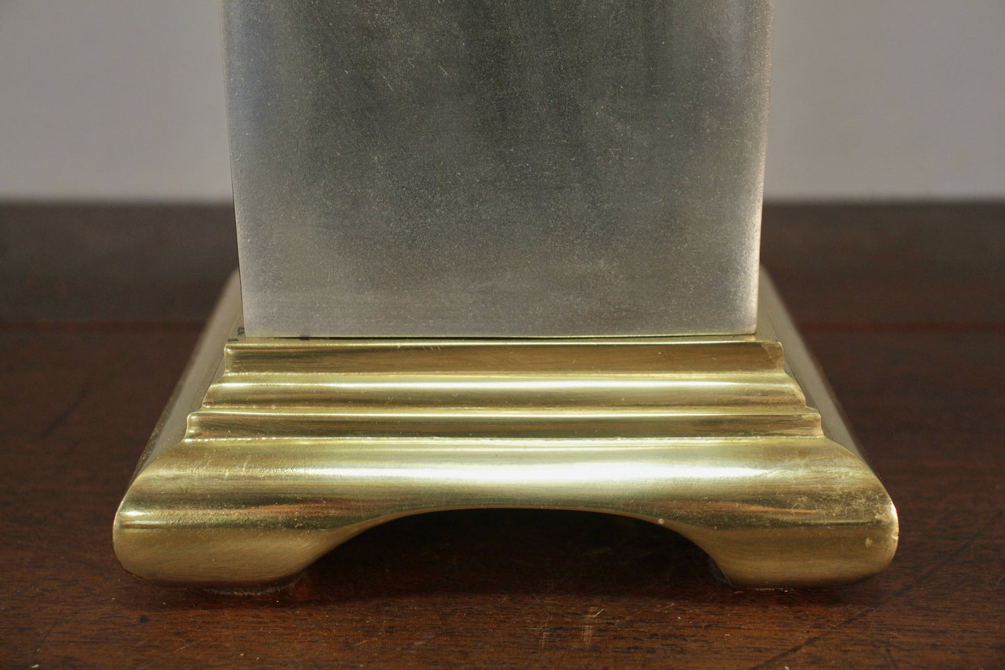 Silver & Brass Table Lamp