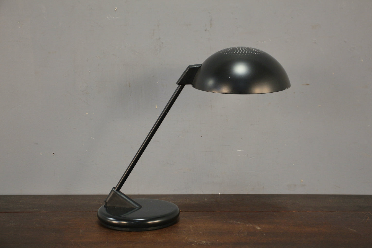 Postmodern Black Metal Desk Lamp