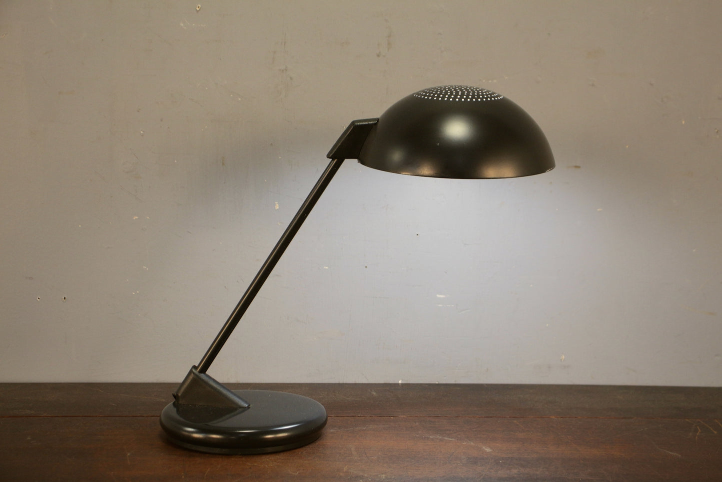 Postmodern Black Metal Desk Lamp