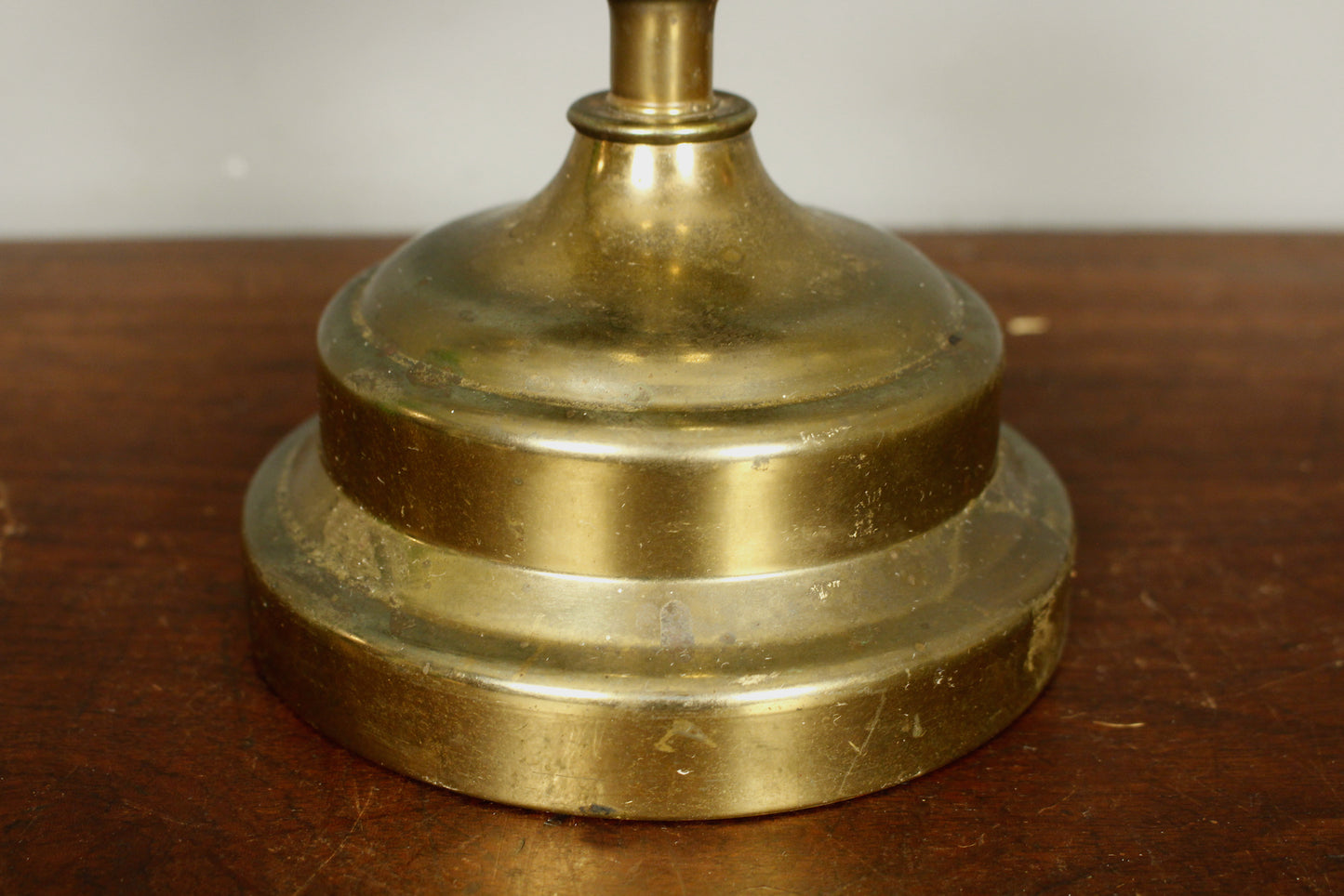 Brass & Glass Double Student Lamp