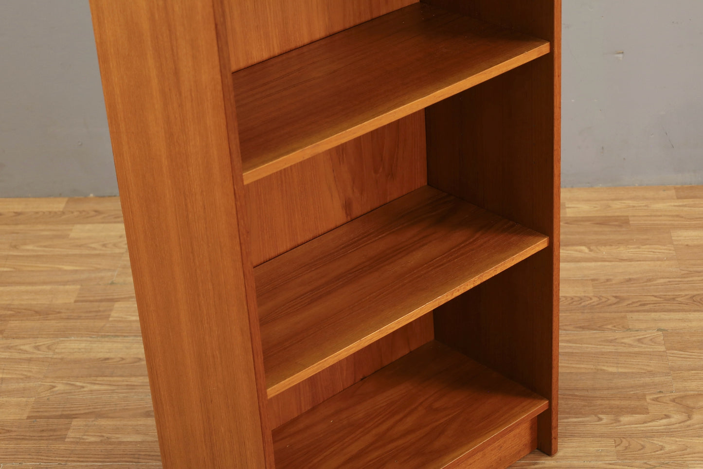 Danish Teak Slim 5-Tier Bookshelf