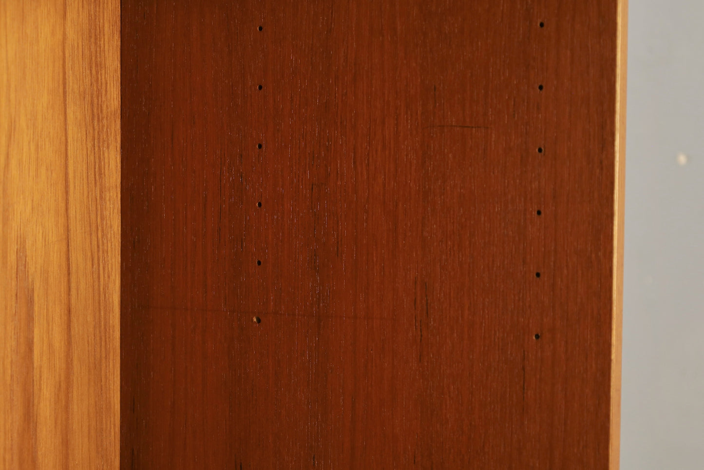 Danish Teak Slim 5-Tier Bookshelf