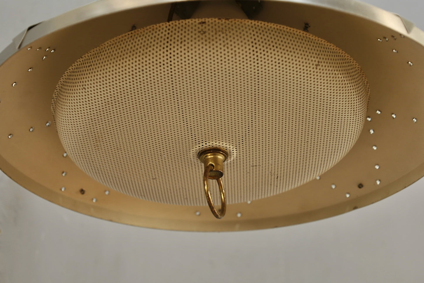 Aluminum Lotus Swag Lamp