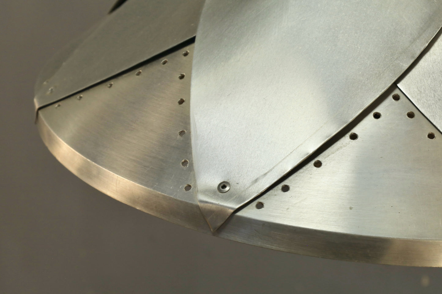 Aluminum Lotus Swag Lamp