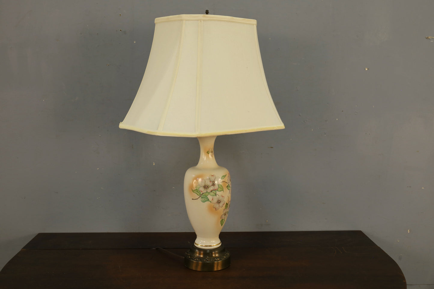 Floral Ceramic Table Lamp