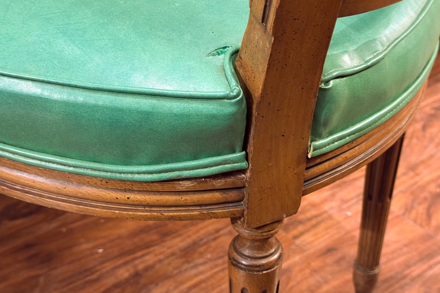 Regency Walnut & Basil Side Chair