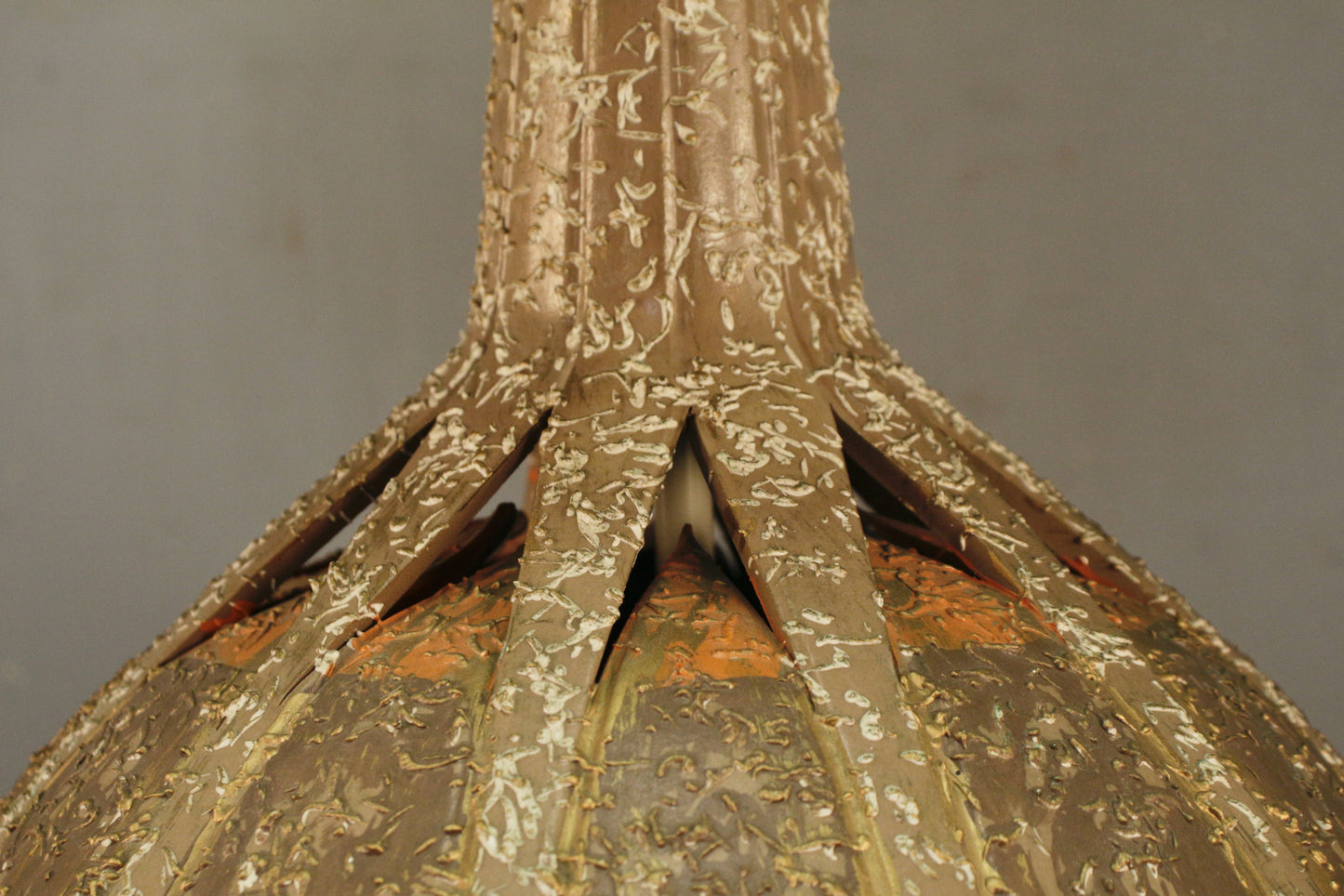 Mid Century Harlequin Chalkware Table Lamp