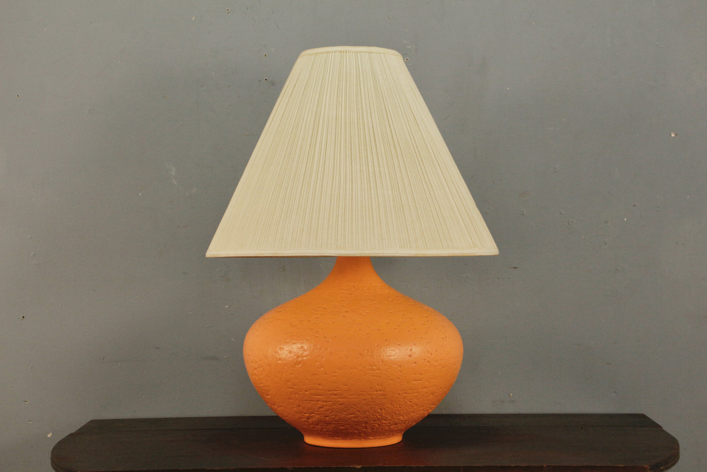Creamsicle Ceramic Table Lamp