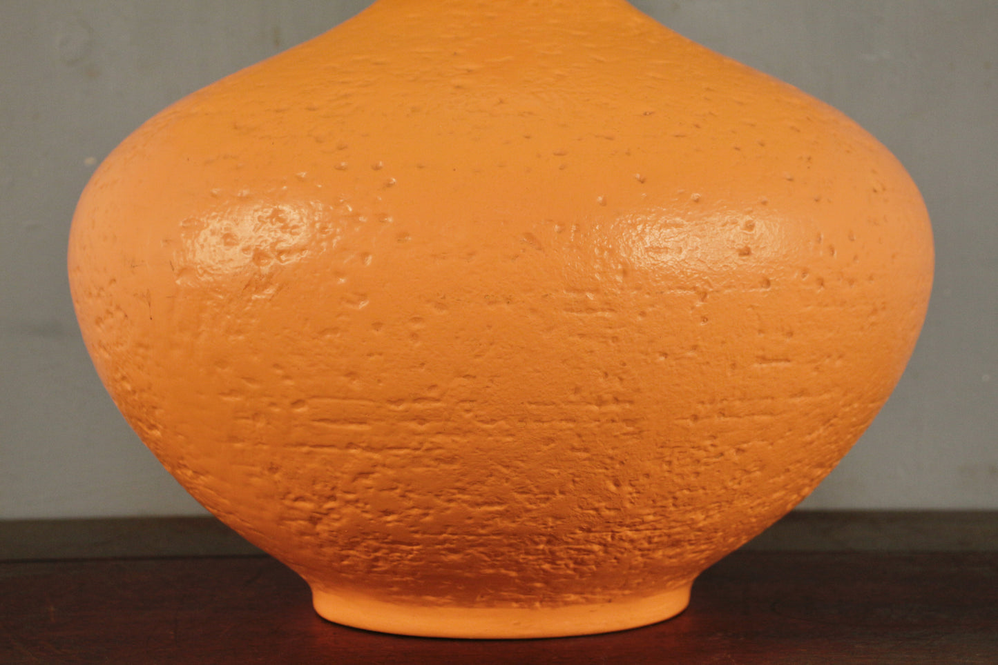 Creamsicle Ceramic Table Lamp