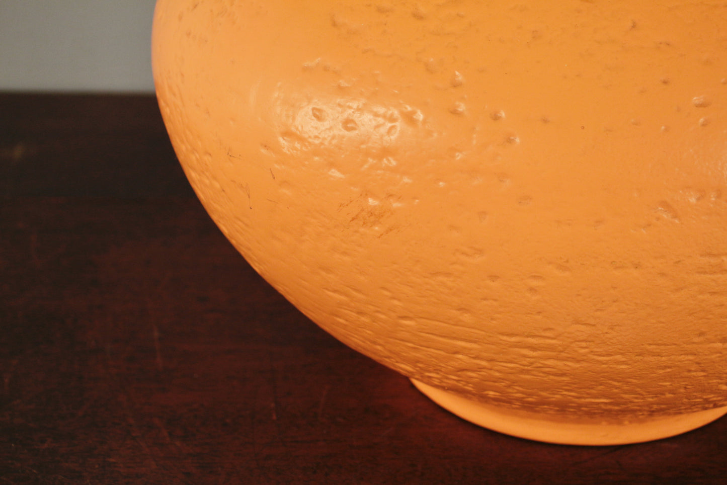 Creamsicle Ceramic Table Lamp