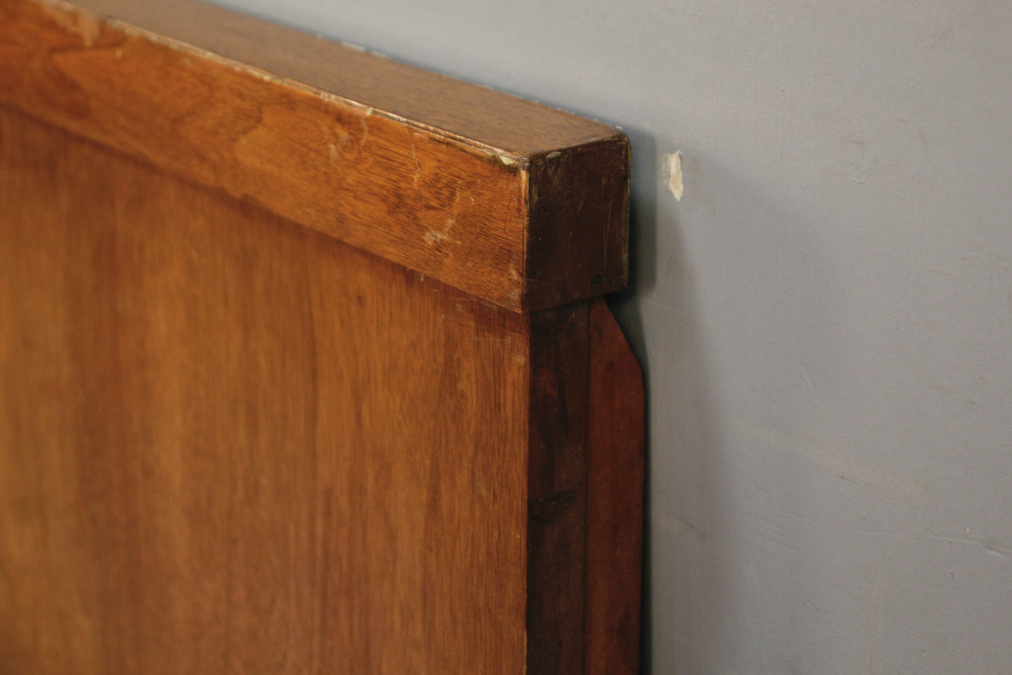 Distressed Walnut Full Headboard - ONLINE ONLY
