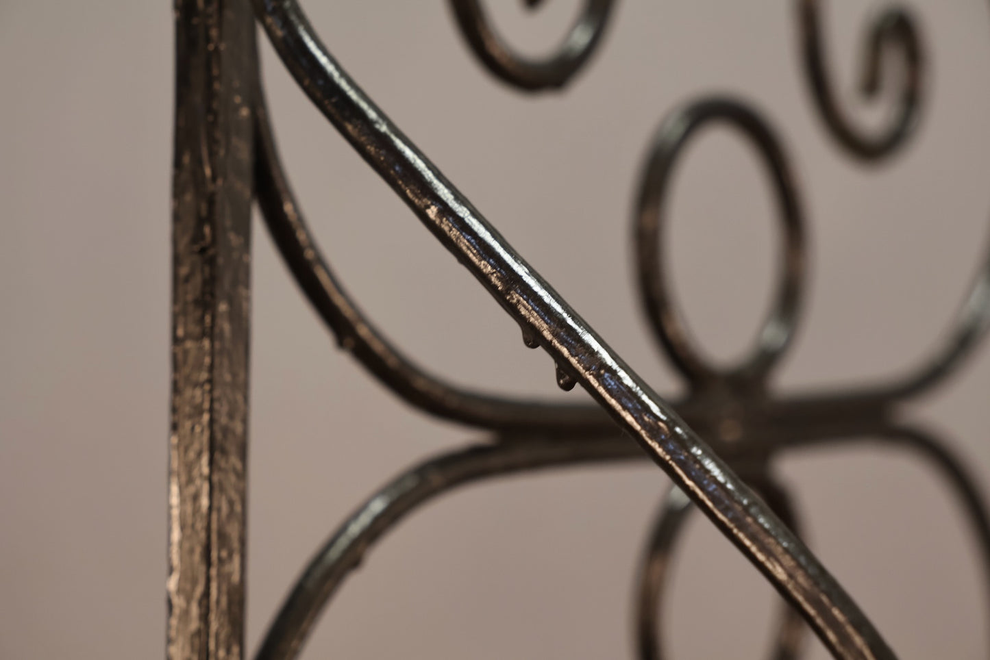 Slim Iron Baker's Rack