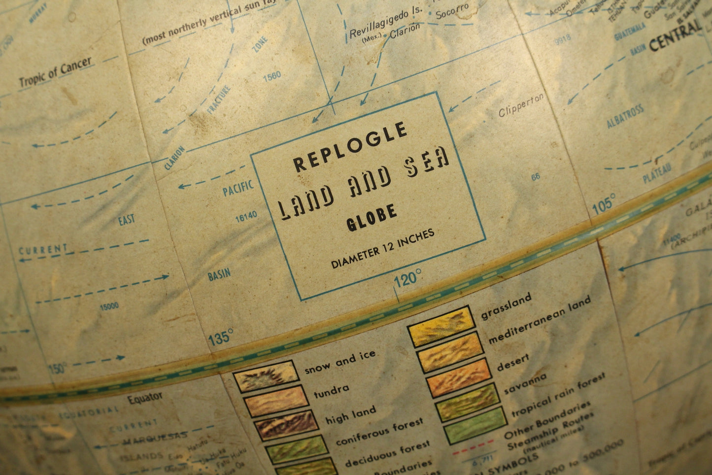 1970s Replogle Globe