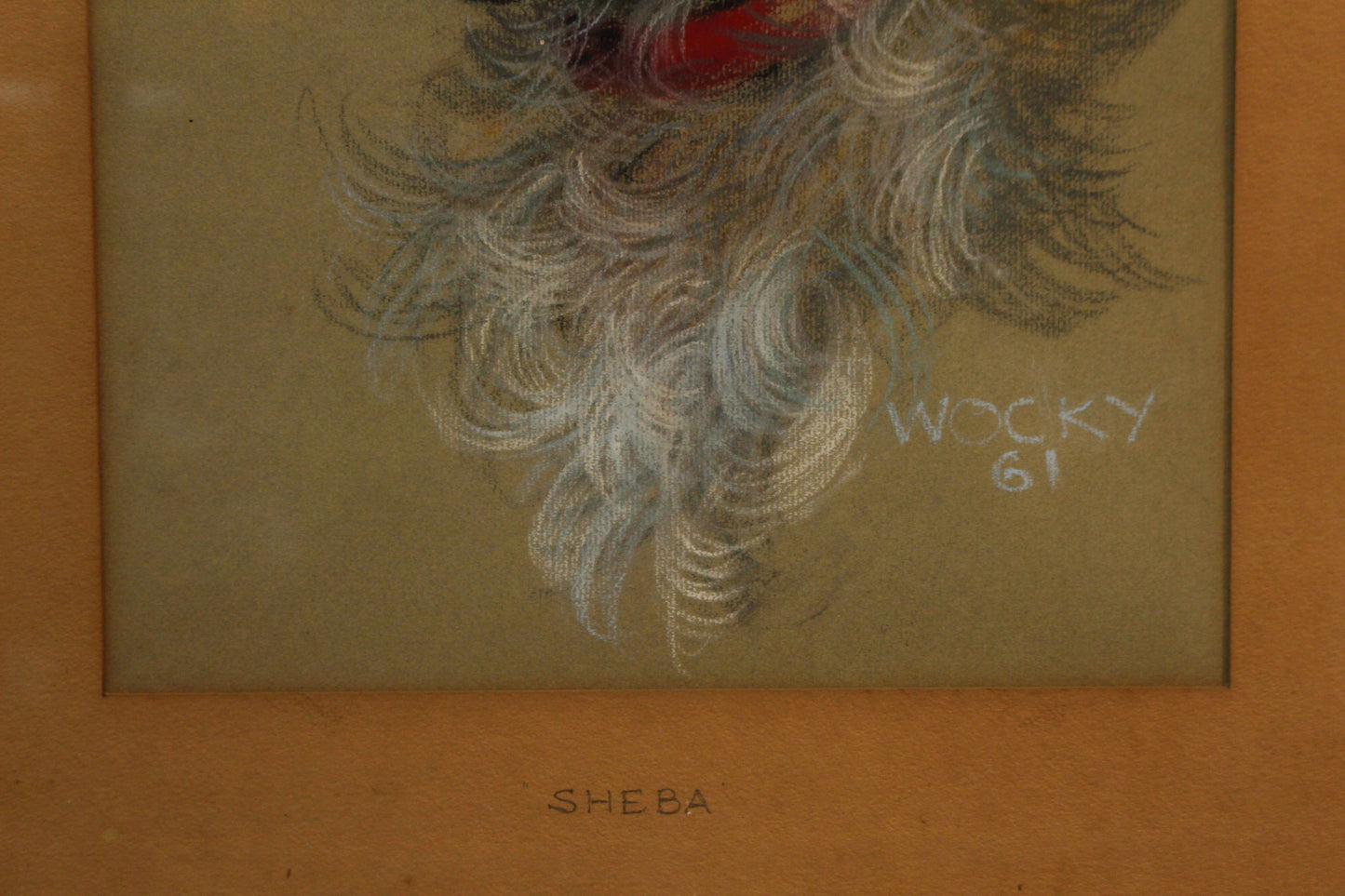 "Sheba" 1961 Drawing